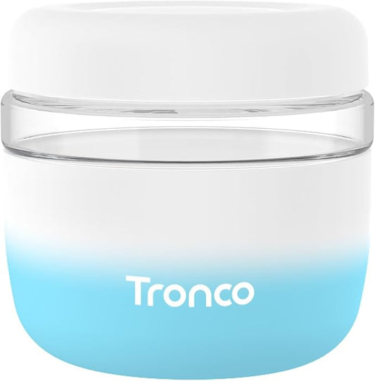 Tronco 24 oz Glass Lunch Bowl Container with Lid, Glass Food Storage Containers, Leak & Spill Proof, Soup & Stew Food Storage, Meal Prep, Airtight, Microwave Safe, BPA-Free - Ideal Gifts