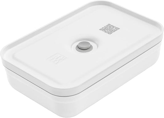 ZWILLING Fresh & Save Flat Lunch Box Large, Airtight Food Storage Container, Meal Prep Container, BPA-Free, Grey