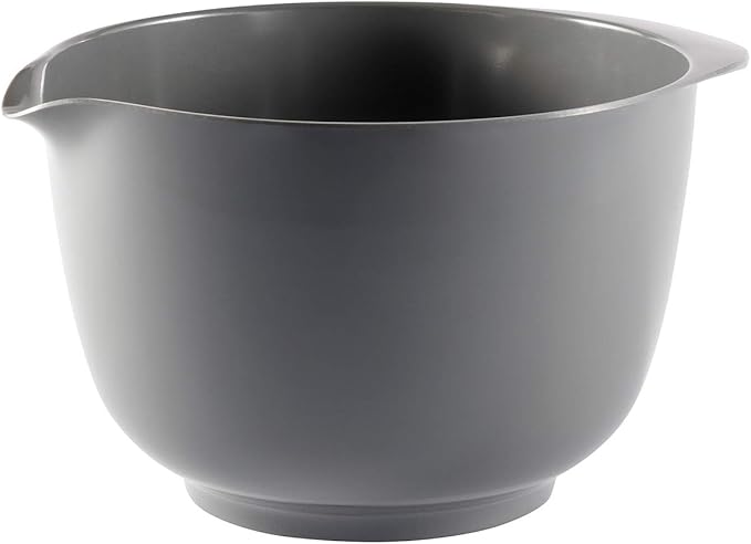 Hutzler Melamine Mixing Bowl, 2-Liter, Gray