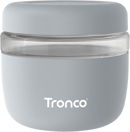 Tronco 24 oz Glass Lunch Bowl Container with Lid, Glass Food Storage Containers, Leak & Spill Proof, Soup & Stew Food Storage, Meal Prep, Airtight, Microwave Safe, BPA-Free - Ideal Gifts