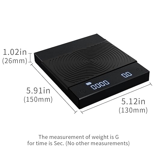 TIMEMORE Coffee Scale, 2021 New Version Black Mirror Basic Plus, Digital Espresso Coffee Scale Kitchen Scale with Auto Timing, 2000 Grams,Black Plus