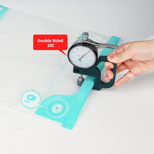 24PCS Sous Vide Bags Reusable, BPA Free Food Vacuum Sealer Bags, Thickened bag with a New Look, Vacuum Zipper Bags for Sous Vide Cooking, 20pcs food storage bags & 4 Seal Clips (8.2x 8.6 Inch))