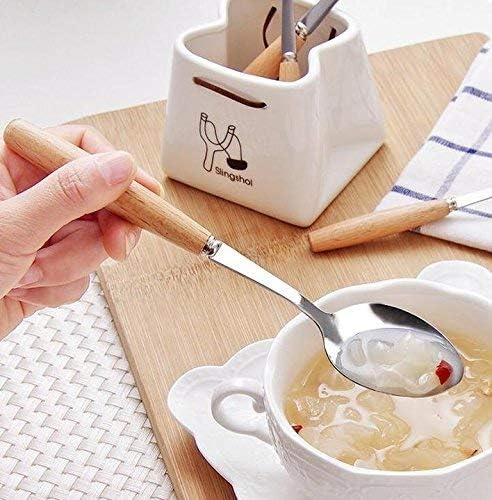 12 Pieces Wood Stainless Steel Cutlery Set Wooden Handle Flatware Set Knife Fork Spoon Service for 4