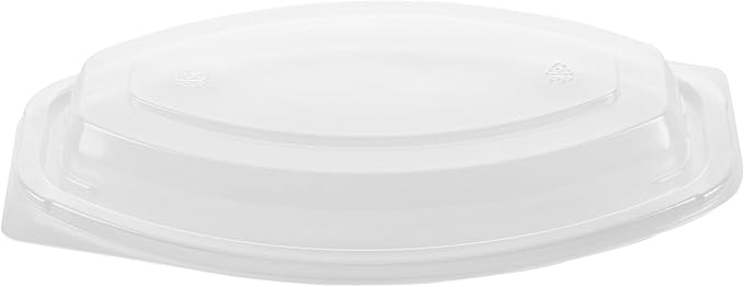 Restaurantware RW Base 12 Ounce Meal Prep Containers, 100 Microwavable To Go Containers With Lids - Disposable, Freezable, Black Plastic Oval Food Containers, Pack Hot And Cold Food, For Takeaway