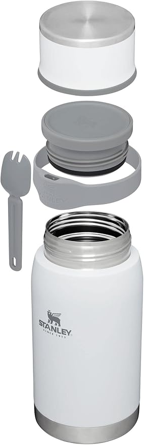 Adventure To-Go Food Jar and Spork | Vacuum Insulated Thermos Food Container | Stainless Steel | BPA-Free