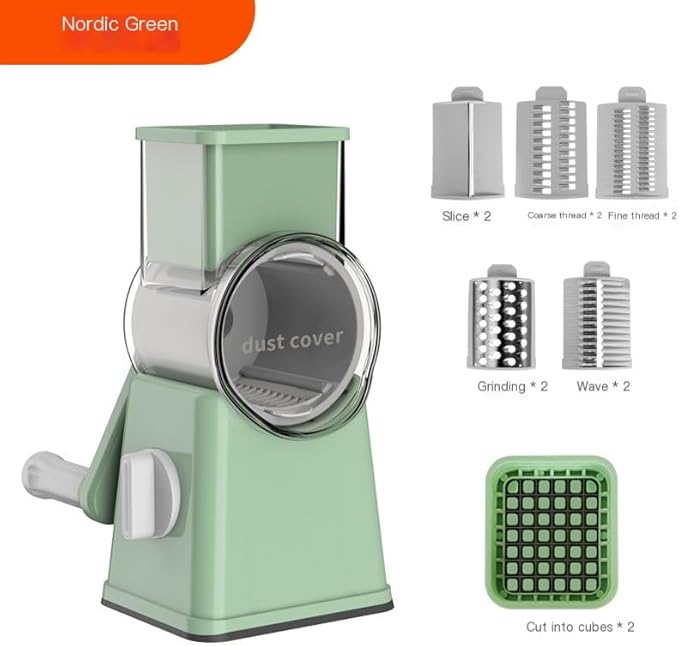 Mandoline Slicer for Kitchen, Food Chopper, Vegetable Slicer with Container