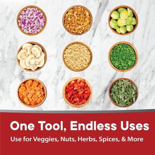 Original Slap Chop Slicer with Japanese Stainless Steel Blades & Cheese Graty | Manual Food Chopper & Twist Grater for Cheese, Vegetables, Salad Toppings, & More | Lightweight & Easy to Clean