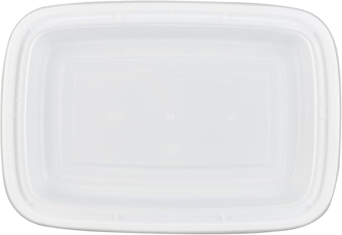 Restaurantware Asporto 24 Ounce Take Out Containers, 50 Food Containers With Lids - Microwavable, Disposable, Black Plastic To Go Food Containers, No BPA, For Take Out And Delivery