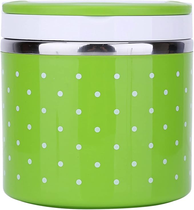 1 Layer Stainless Steel Insulation Thermo Thermal Lunch Box Food Container Hot