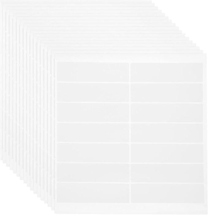 MECCANIXITY 500 Sheets Barcode Label 4 x 1.3 inch Printable Laser and Inkjet Labels Address Labels for Copier Mailing Shipping Labels File Folders Envelopes, 14 Per Page, 7000 Labels
