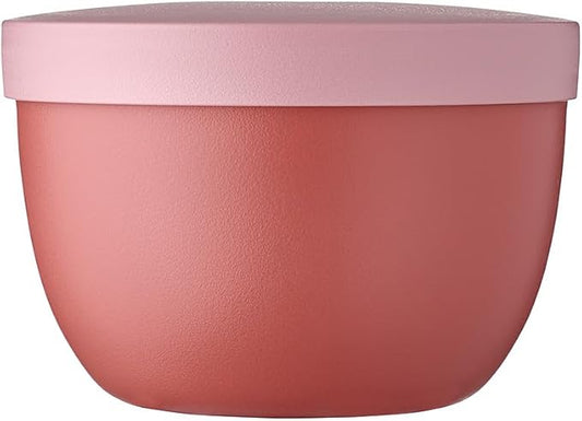 Mepal – Snackpot Ellipse – Food Container for Storing and Transporting Snacks - Suitable for Freezer, Microwave & Dishwasher - 350 ml – Vivid Mauve