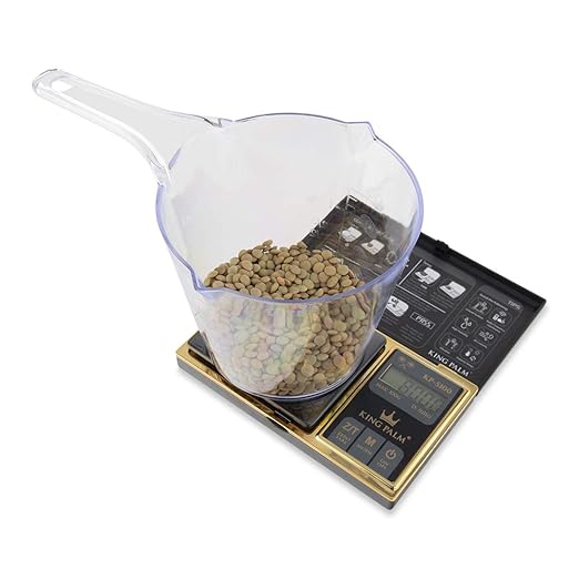 King Palm Mini Scale 100g X 0.01g - Digital - Black/Gold - Pocket travelers Meal Jewelry Food Kitchen Travel Gram Scale