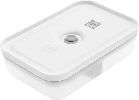 ZWILLING Fresh & Save Flat Lunch Box Large, Airtight Food Storage Container, Meal Prep Container, BPA-Free, Semi-transparent