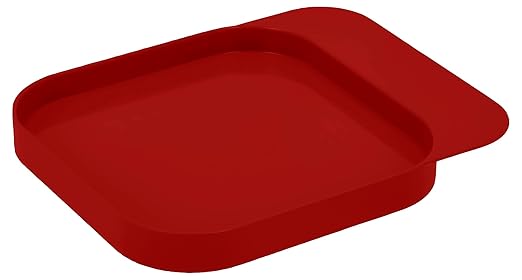 Mensura Kitchen Scale Accurate Measurements Made Effortless - Experience Precision Cooking with Battery - Powered Convenience - Requires 3 AAA Batteries for Reliable Performance (Red)