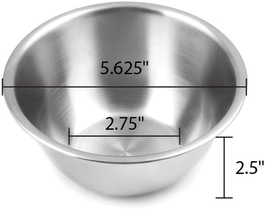 Fox Run Brands 1/2-Quart Stainless Steel Mixing Bowl, Silver