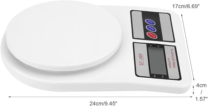 Kitchen Scale, 10000g 353oz Big Capacity Electric Digital Scale, Food Materials Weighing Kitchen Tool