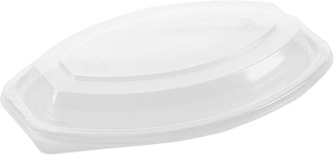 Restaurantware RW Base 12 Ounce Meal Prep Containers, 100 Microwavable To Go Containers With Lids - Disposable, Freezable, Black Plastic Oval Food Containers, Pack Hot And Cold Food, For Takeaway