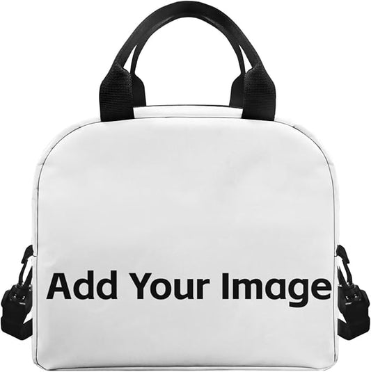 Showudesigns Customized Lunch Box for Women Lunch Tote Bag Personalized Lunchbox Bento Keep Food Cold and Warm for Long Time Picnic Bags Add Your Logo Text Image Insulated Lunchbags