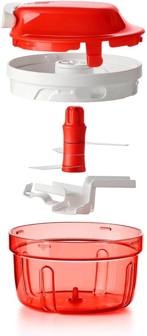 Tupperware Chop 'N Prep Chef in Salt Water Pink/Red