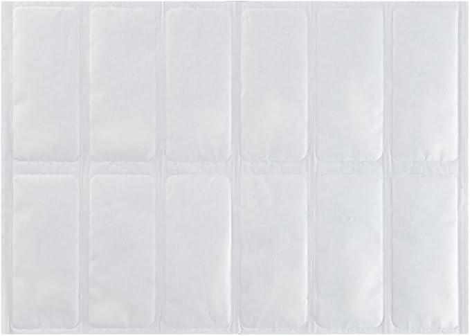 Restaurantware Delivery Tek 15.4 x 11.4 Inch Ice Sheets 10 Durable Cold Packs - Easy-To-Use Design Leakproof Plastic Shipping Ice Packs Reusable For Frozen Meat Vegetables or Beverages