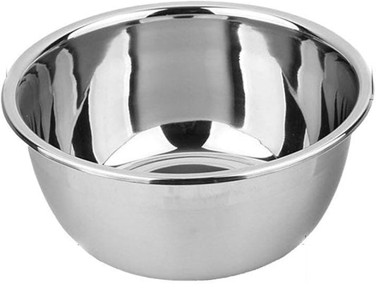 meleg otthon Stainless Steel Bowl,8.5QT Salad Bowl,Metal Bowls,Stainless Steel Basin,Heavy Duty Deeper Edge Mirror Finish Dishwasher Safe Bowl (XXL)…