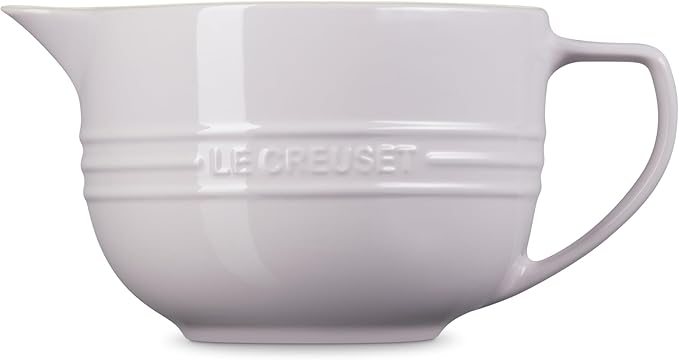 Le Creuset Stoneware Signature Batter Bowl, 3.2qt., Shallot