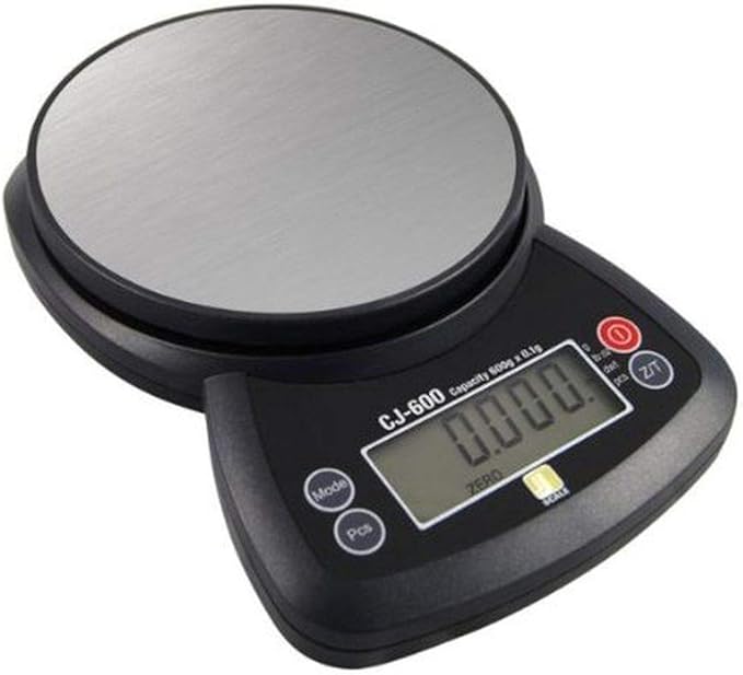 Jennings CJ600 600g x 0.1g Digital Scale, Black
