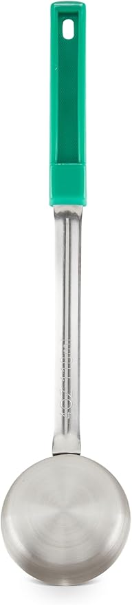 Portion Control Serving Spoons, Serving Utensil Set - Pizza Sauce Ladel and Food Portioner - 4 Ounce Serving Utensils - Bariatric Measuring - 4 Ounce Solid