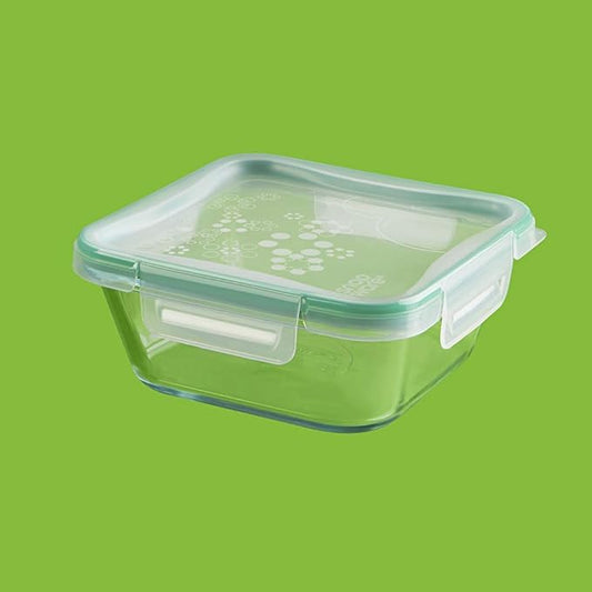 Snapware Total Solutions (2-Pack, 1 & 4 Cup) Glass Food Storage Containers Set, Airtight & Leakproof Locking BPA-Free Lids, Freezer Dishwasher Microwave Safe