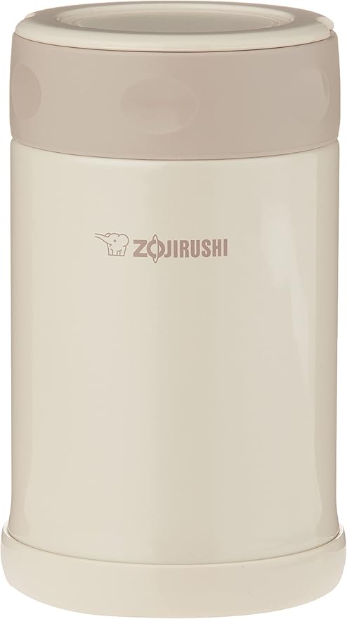 Zojirushi Stainless Steel Food Jar, Medium, Cream