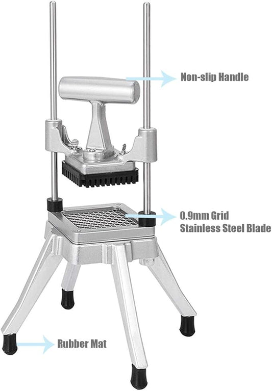 3/8" Blade Commercial Vegetable Fruit Dicer Onion Potato Tomato Slicer Chopper Peppers,Potatoes,Mushrooms Restaurant Quick Slicer Machine