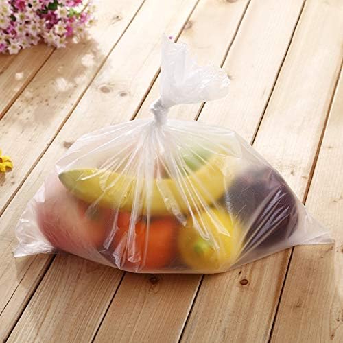 12" X 16" Plastic Produce Bag on a Roll, Bread and Grocery Clear Bag, 350 Bags/Roll, Total 10 Rolls