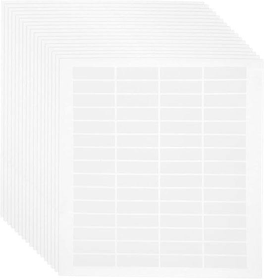 MECCANIXITY 500 Sheets Barcode Label 1.8 x 0.6 inch Printable Laser and Inkjet Labels Address Labels for Copier Mailing Shipping Labels File Folders Envelopes, 60 Per Page, 30000 Labels