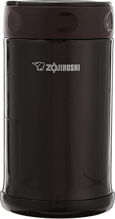Zojirushi Stainless Steel Food Jar, 25-Ounce, Dark Brown