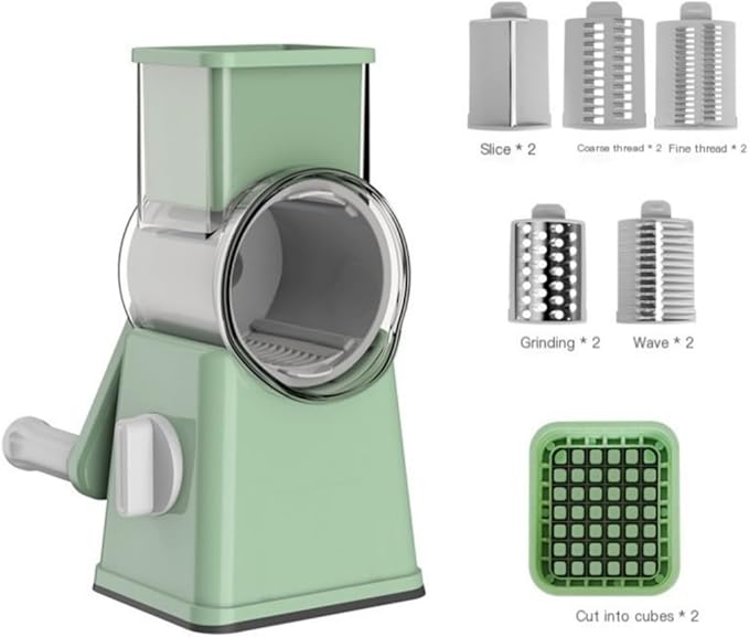 Mandoline Slicer for Kitchen, Food Chopper, Vegetable Slicer with Container