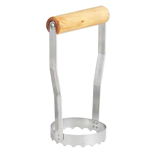Kwik-kut Kwik Kut Deluxe Serrated Tooth Edge Manual Food Chopper, Stainless Steel Blade, 2.875-Inch Diameter x 7-Inches Tall, Made in the USA, natura