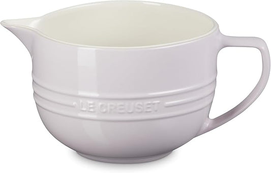 Le Creuset Stoneware Signature Batter Bowl, 3.2qt., Shallot