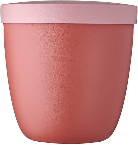 Mepal – Snackpot Ellipse – Food Container for Storing and Transporting Snacks - Suitable for Freezer, Microwave & Dishwasher - 500 ml – Vivid Mauve