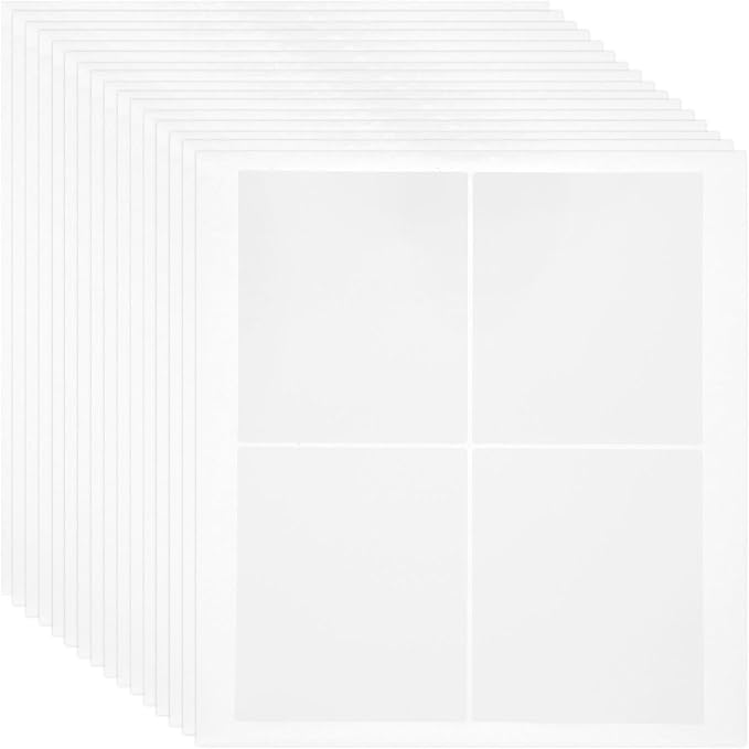 MECCANIXITY 500 Sheets Barcode Label 5 x 3.5 inch Printable Laser and Inkjet Labels Address Labels for Copier Mailing Shipping Labels File Folders Envelopes, 4 Per Page, 2000 Labels
