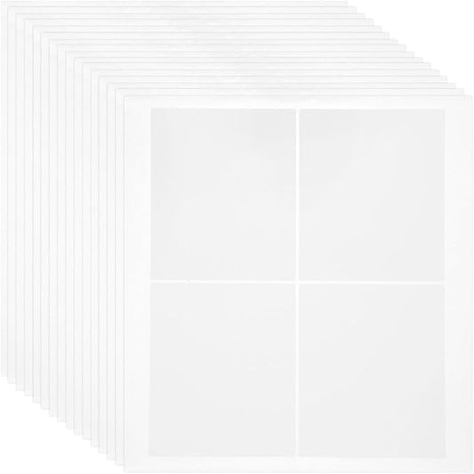 MECCANIXITY 500 Sheets Barcode Label 5 x 3.5 inch Printable Laser and Inkjet Labels Address Labels for Copier Mailing Shipping Labels File Folders Envelopes, 4 Per Page, 2000 Labels