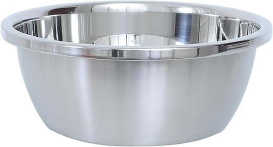 304 Stainless Steel Bowl, 1.5QT Mixing Bowl For washing vegetables, fruit and rice and for draining cooked pasta(2PC)