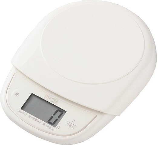 Tanita KD-313 IV Cooking Scale, Kitchen Scale, Cooking, Made in Japan, Digital, 6.6 lbs (3 kg), 0.4 oz (1 g) Unit, Ivory