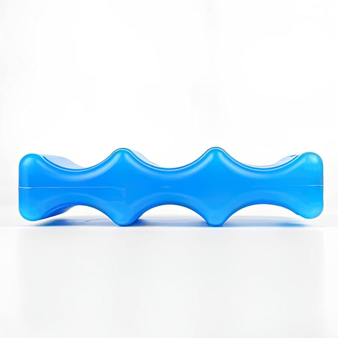 Large Ice Packs, Ice Box Cooler, Cool Coolers Compact Reusable Ice Pack Piece, Wavy Cooling Pad Perfect for Cola, Beer Cans to fit in Lunch Boxes, Coolers, and Beach Bags Blue