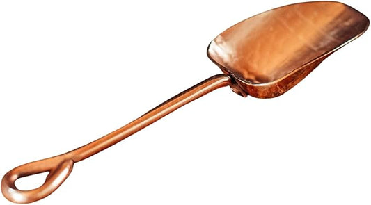 Sertodo Copper Scoop for Coffee and Spices | Solid Copper, Heavy Gauge, Hand Hammered | Copper Handle | 1oz / 2 TBSP Capacity