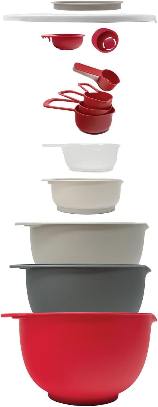 Norpro Nested Mixing Bowls and Measuring Cups, 12 Piece Set