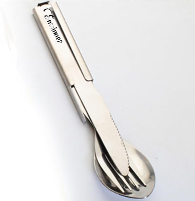 2 Set Picnic Flatware Set, Cutlery Set Extra Strong Ultra Silverware Set, 3 Pieces Knife Fork Spoon Set for Home Use/Travel/Picnic/Camping Utensils Set 2 ggryr nr4ne4 (2 set)