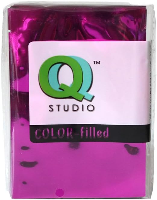 QQ Studio 100 PCS Metallic Mylar Foil Open Top Sealable Bags (9x13cm(3.5x5.1"), 100x Rose)