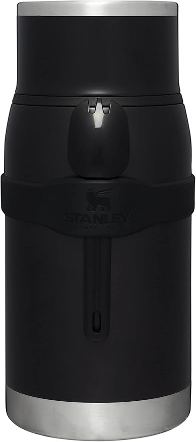 Adventure To-Go Food Jar and Spork | Vacuum Insulated Thermos Food Container | Stainless Steel | BPA-Free