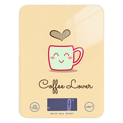 Food Scale Kitchen Scale Food Scales Digital Weight Grams and Ounces Small Electronic Food Scale for Baking Cooking Coffee Lover