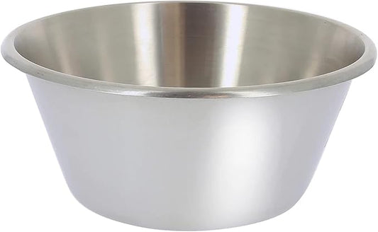 de Buyer Stainless Steel Mixing Bowl with Flat Bottom - 11”, 5.8 qt - Mix, Stir, Whip, Mash, Whisk & Combine - Dishwasher Safe - Made in France